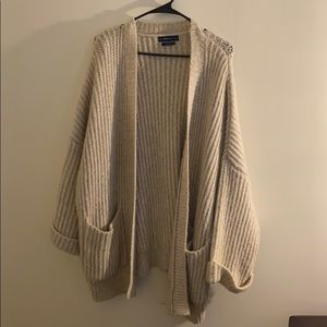 Zara Knit Collection Oversize Cardigan
